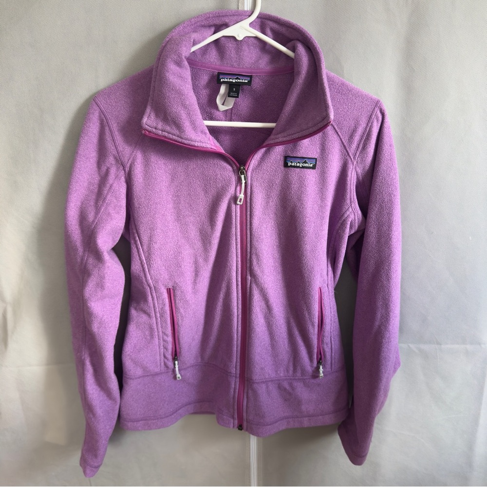 Patagonia Lilac Full Zip Fleece Jacket